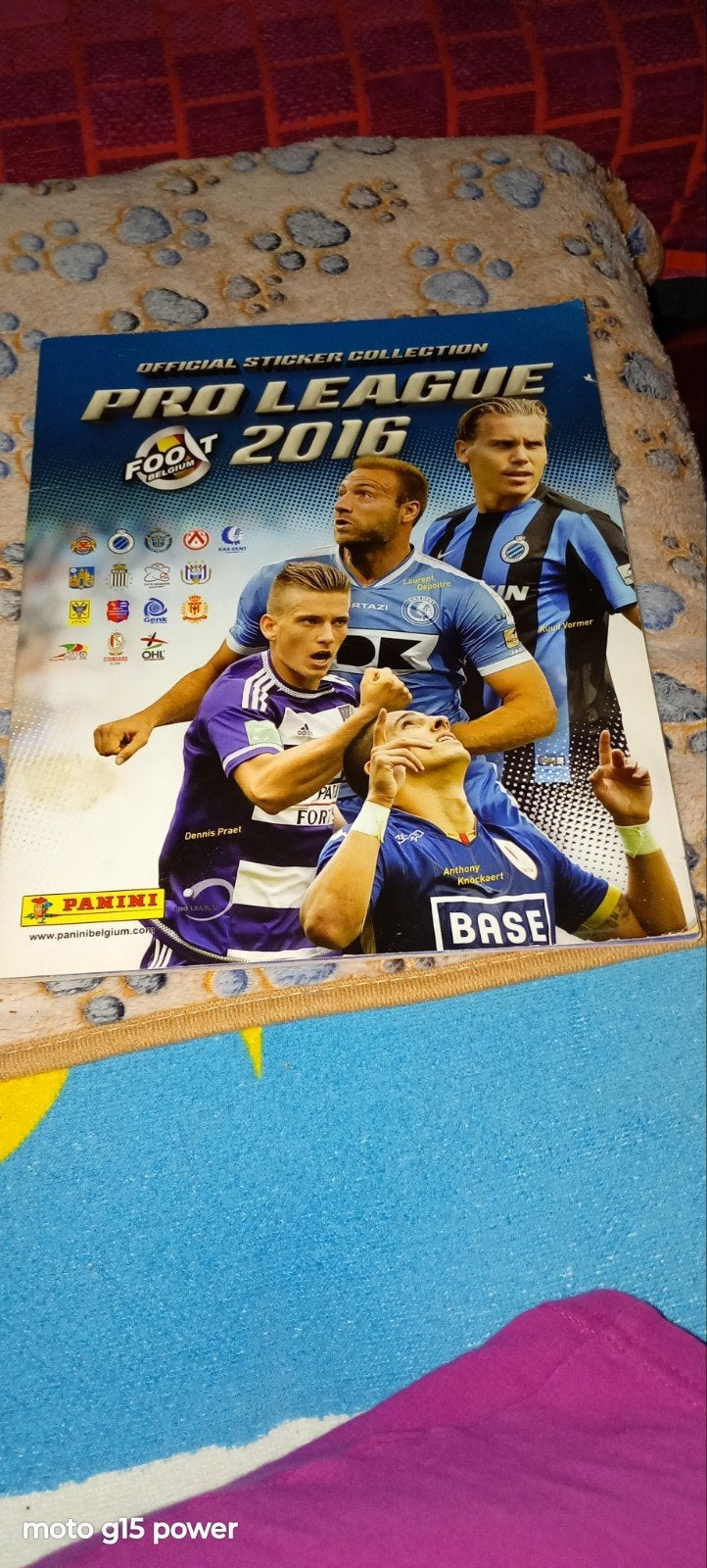 stickeralbum pro league 2016, Enlèvement ou Envoi, Utilisé, Plusieurs autocollants