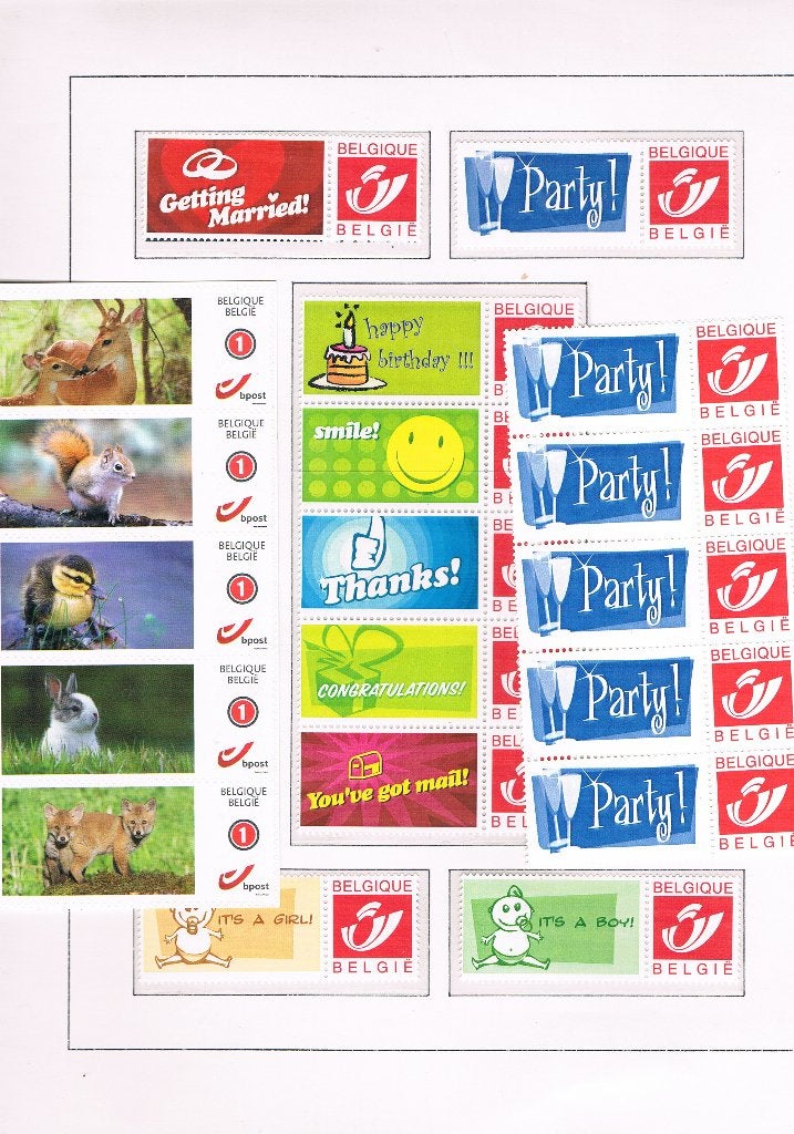 19 timbres duos neuf, Enlèvement ou Envoi, Non oblitéré