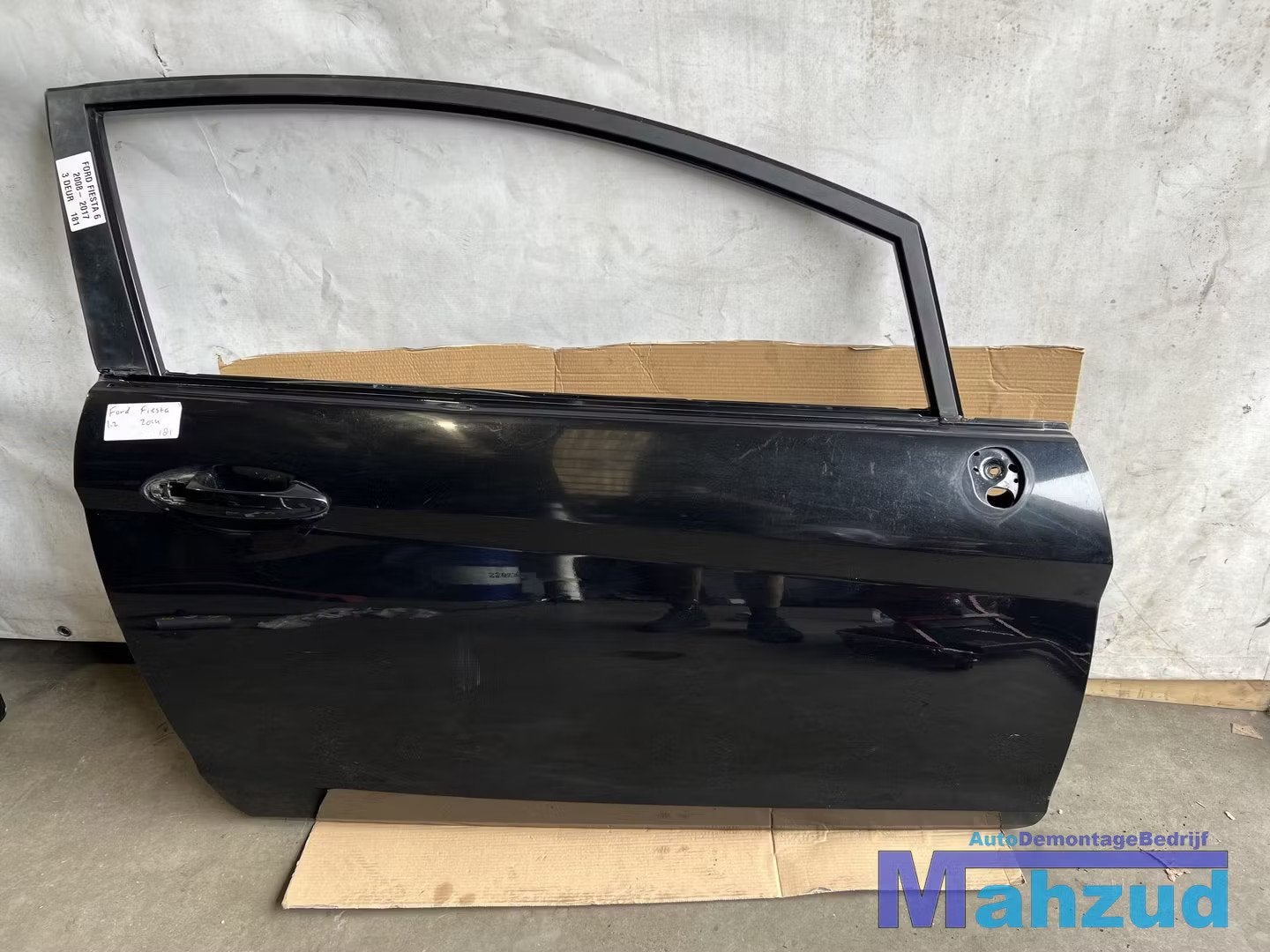2014 FORD FIESTA 6 Zwart Rechts deur portier 2008-2017, Gebruikt, Deur, Info@ford.com, Ford