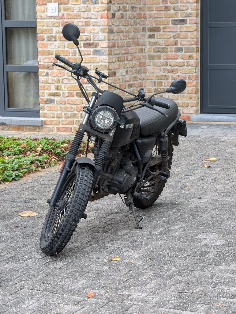 Brixton Felsberg 125 ABS - 2020 - 10.000 km - Mat Zwart, Motoren, Ophalen, 1 cilinder, 11 kW of minder