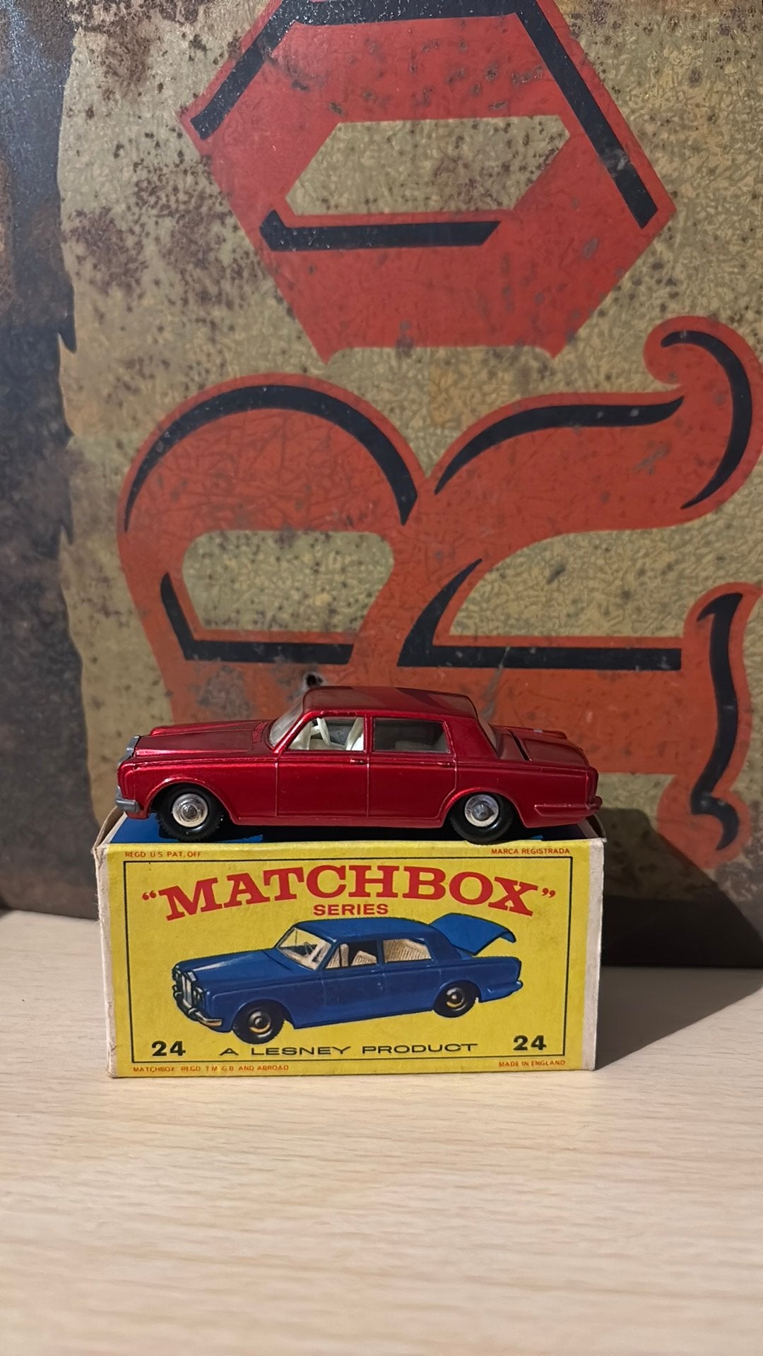 Matchbox Lesney No. 24 Rolls-Royce Silver Shadow, Ophalen of Verzenden, Lesney