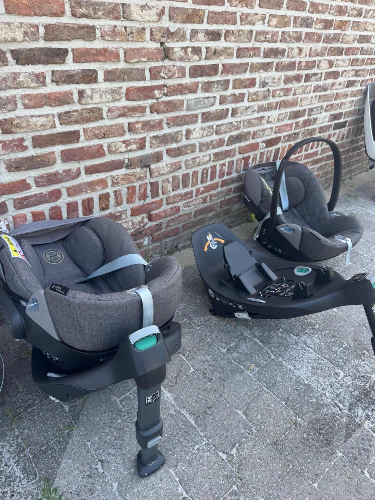2 car seats with Isofix cybex z+, Ophalen, Gebruikt