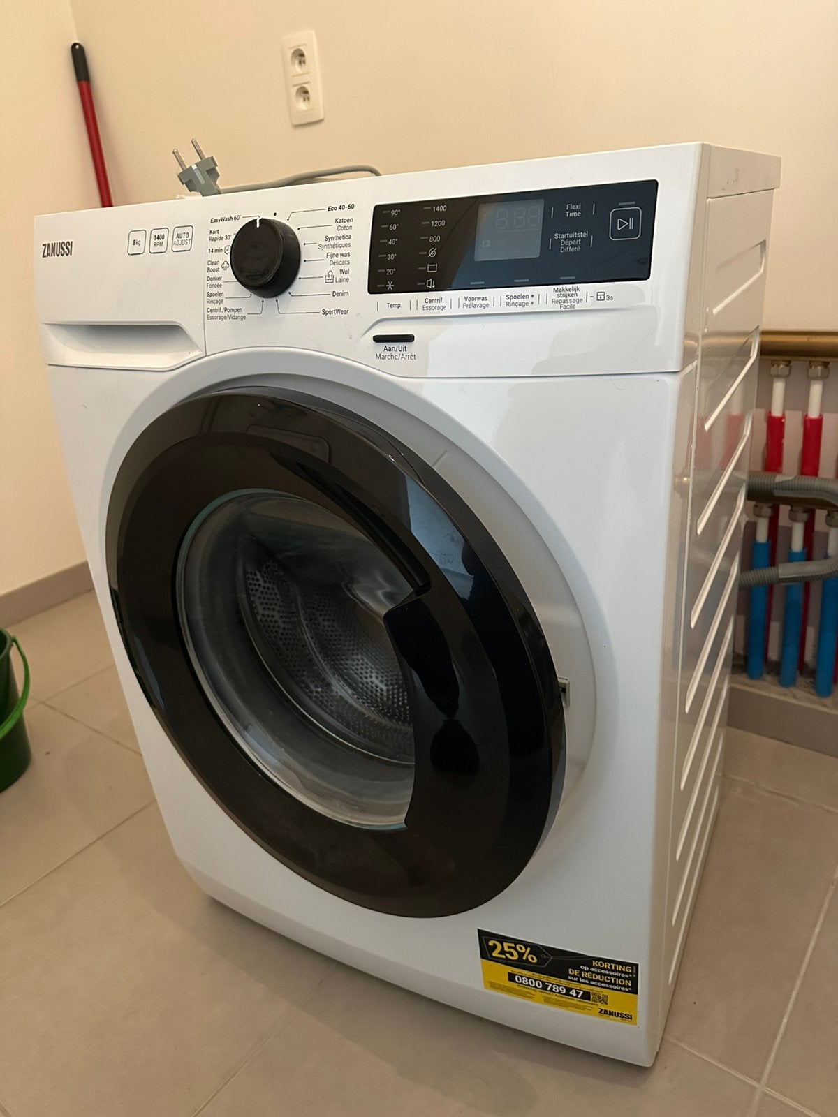 Wasmachine, Ophalen, Zo goed als nieuw