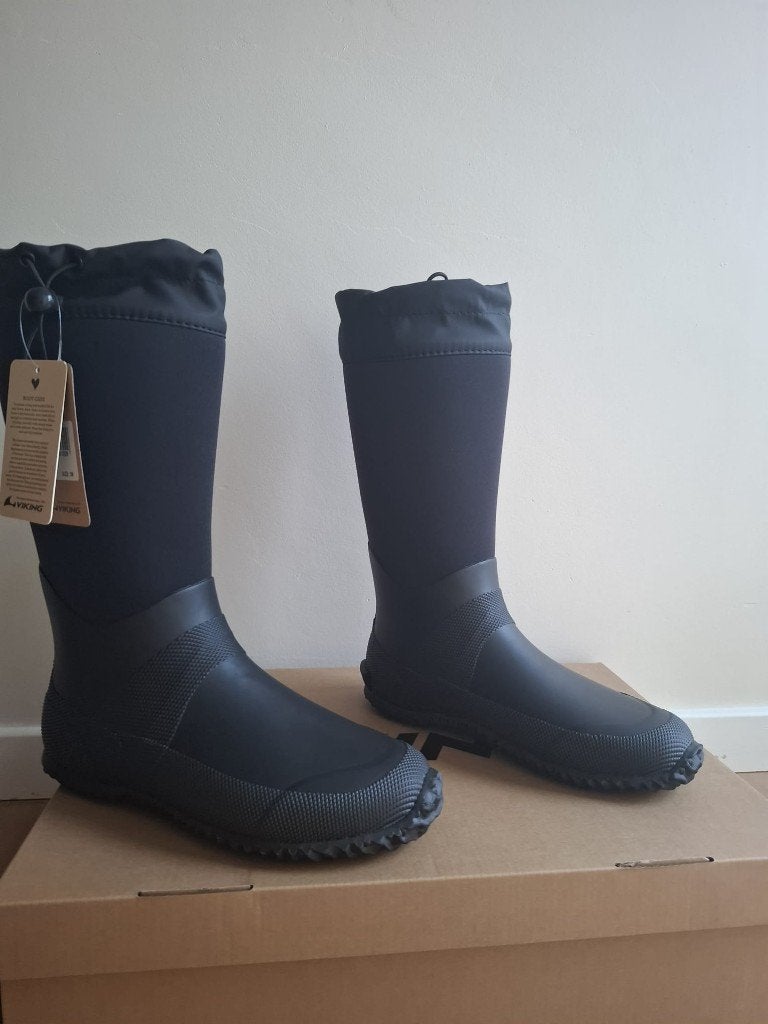 Viking Tokyo Neo zwarte regenlaarzen / outdoorlaarzen, Neuf, Bottes de pluie, Enlèvement ou Envoi, Viking
