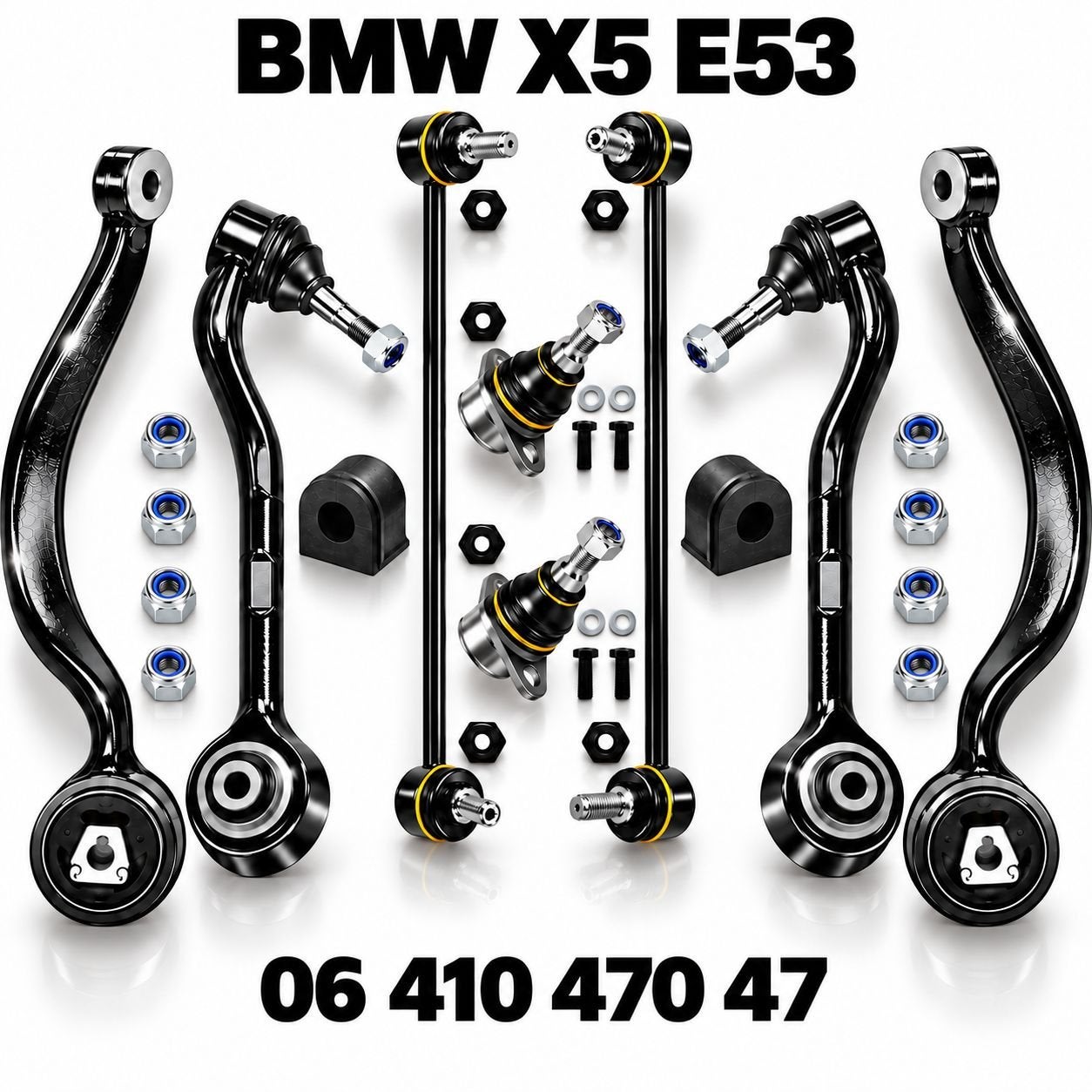 Draagarmen BMW X5 E53 draagarm set BMW X5 E53 reactiearm sta, -, -, Nieuw, Ophalen of Verzenden