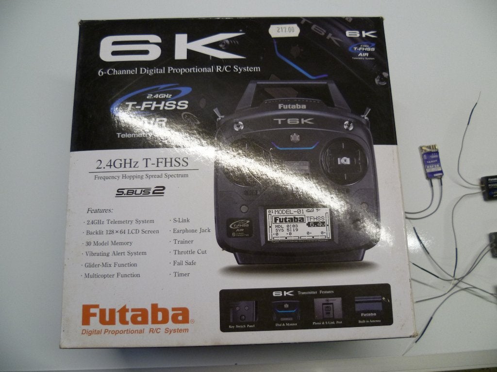 Futaba T6K / récepteur, Enlèvement, Comme neuf