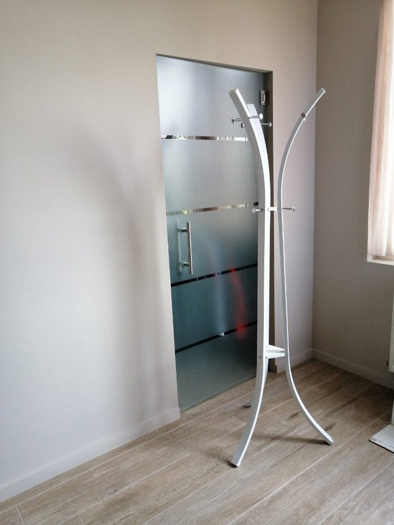 Metalen staande kapstok, Huis en Inrichting, Woonaccessoires | Kapstokken, Ophalen, Zo goed als nieuw, Metaal, Staande kapstok