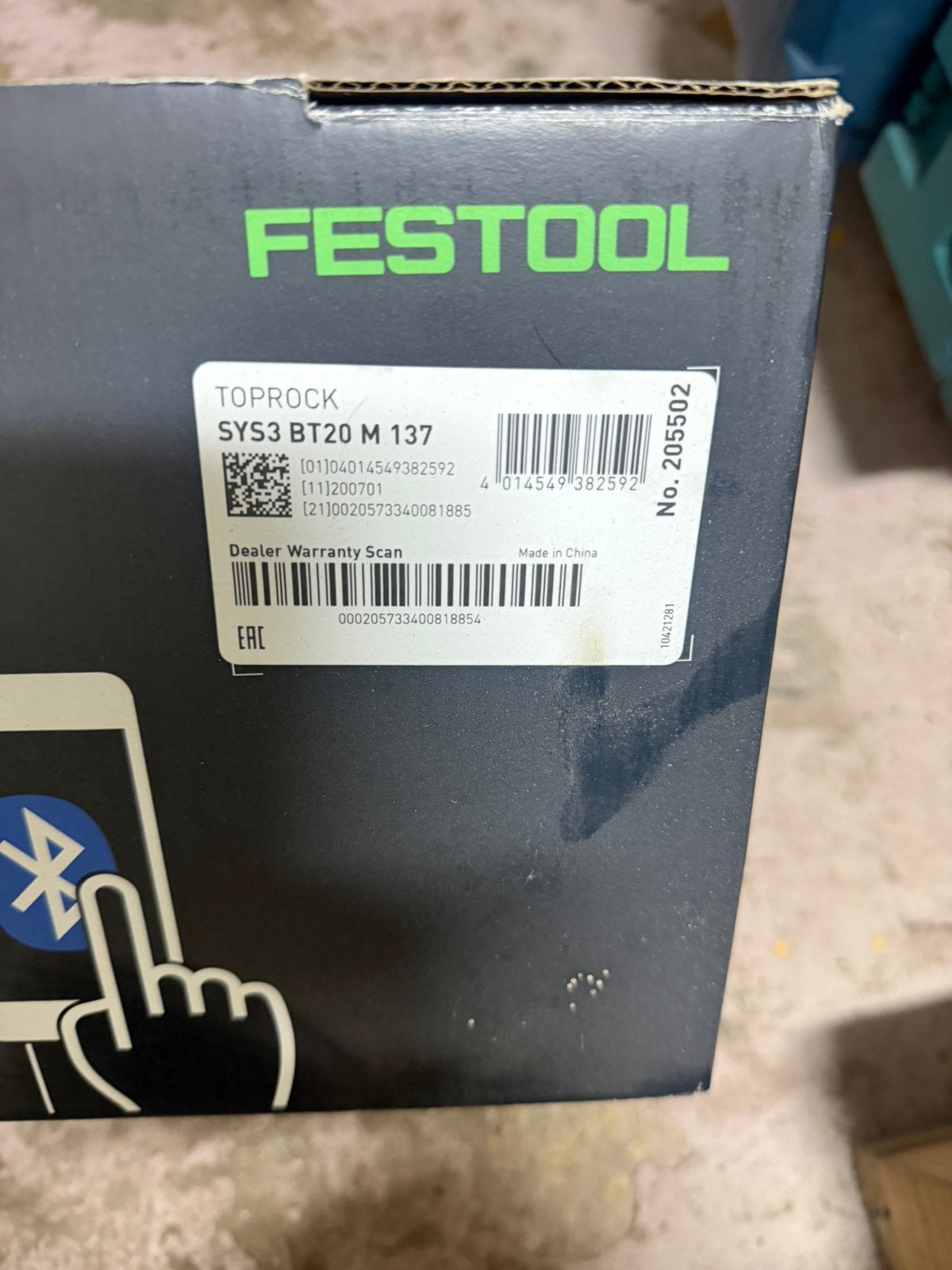 Festool SYS3 BT20, Ophalen of Verzenden, Festool