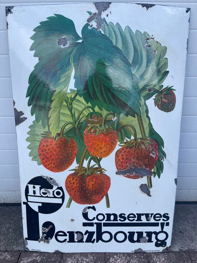 Emaille Bord Hero Conserves Te Koop / Ruil, Ophalen, Gebruikt