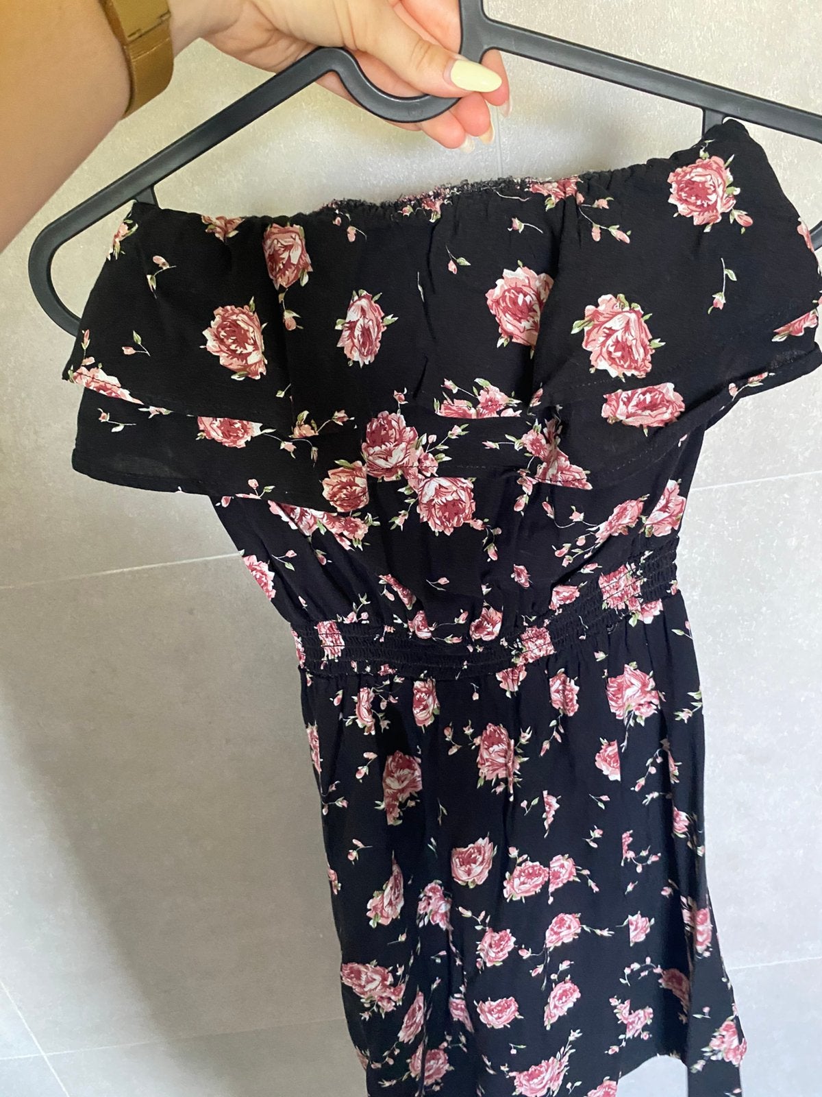 Robe bustier, Enlèvement ou Envoi, Porté, Noir, Au-dessus du genou