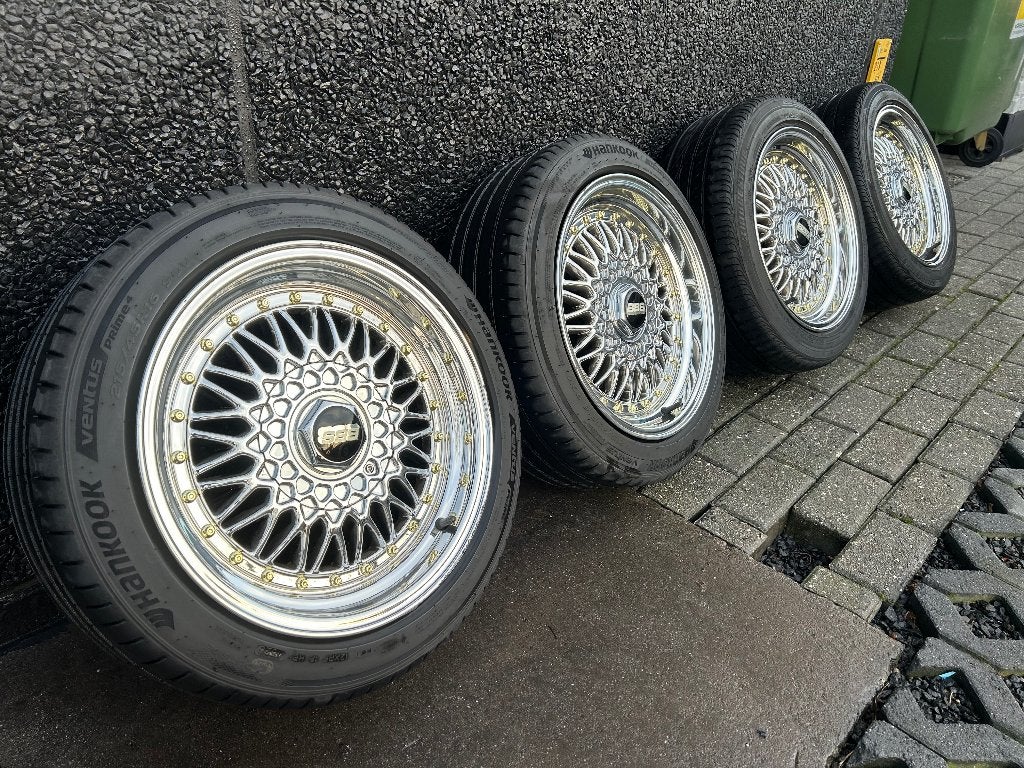 Bmw E30 japan racing velgenset 16 inch 4x100, Auto-onderdelen, Banden en Velgen, Ophalen, 16 inch, Band(en), Personenwagen