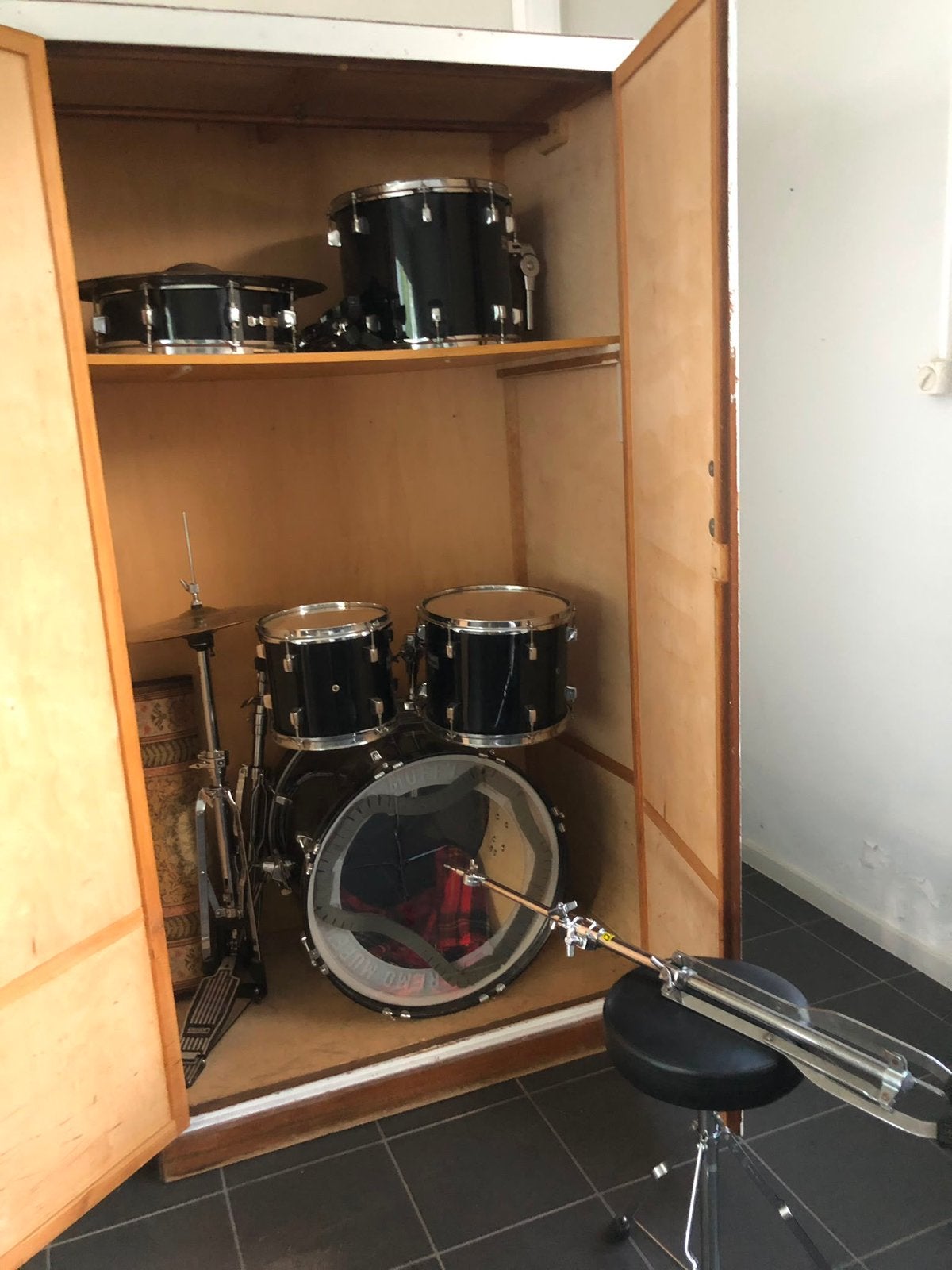 Drumstel Thunder, Musique & Instruments, Enlèvement, Utilisé, Autres marques
