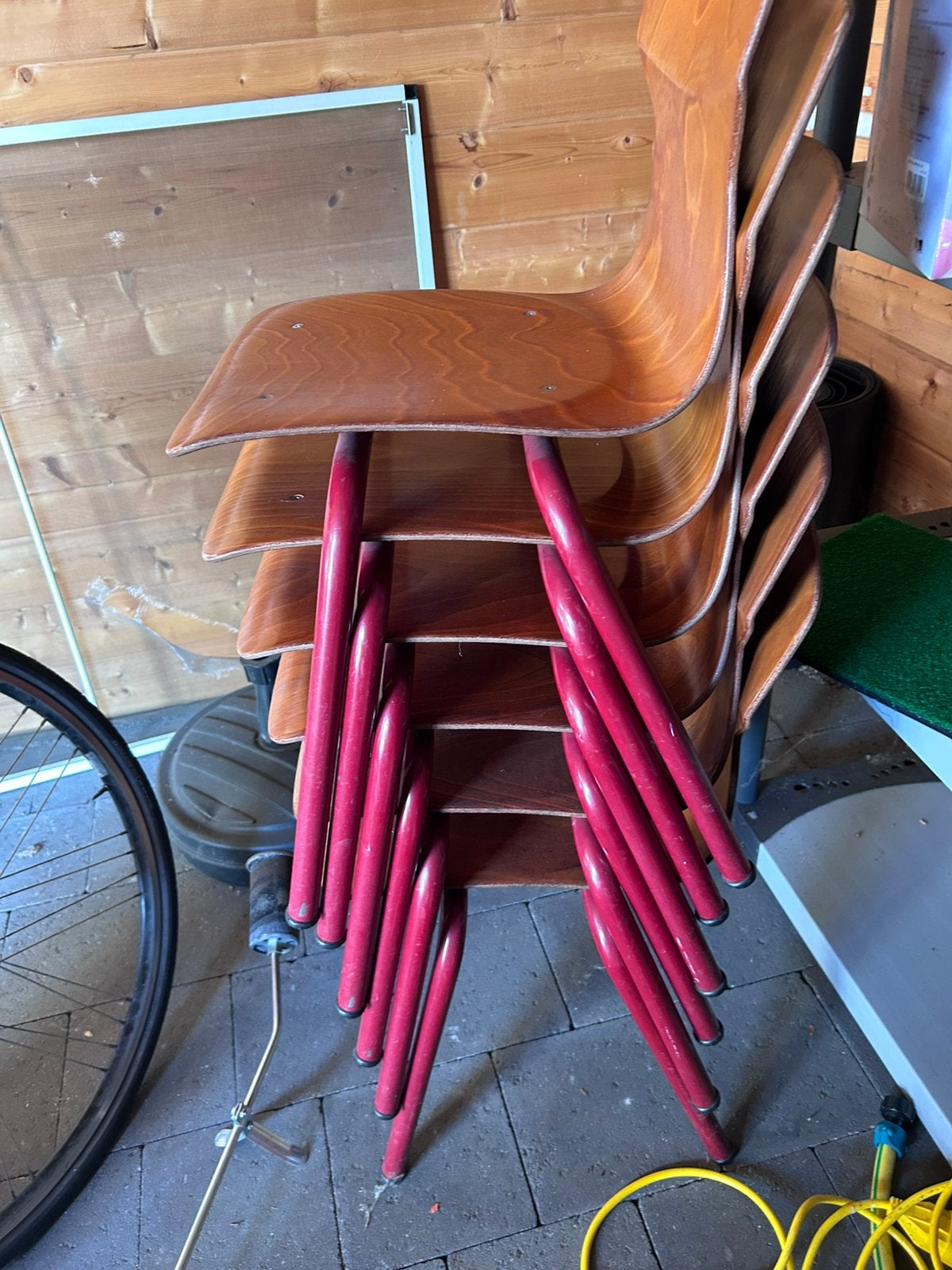 6 kinder stoeltjes, Ophalen, Gebruikt