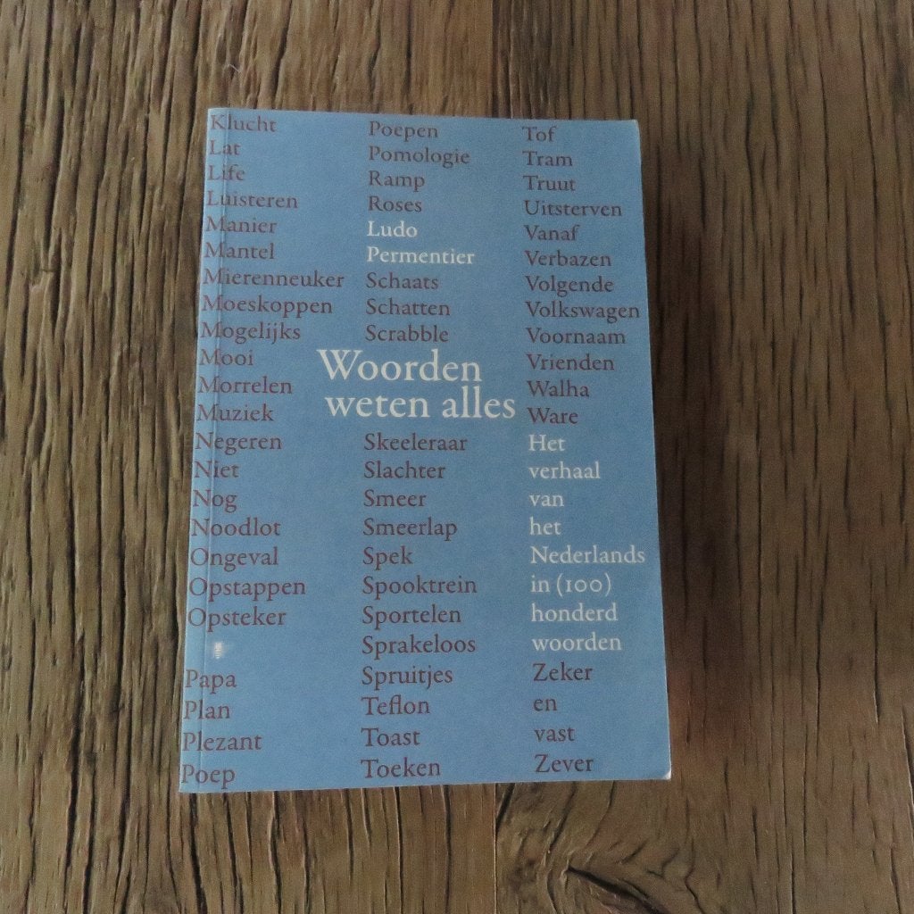 Ludo Permentier Woorden weten alles, Livres, Enlèvement ou Envoi