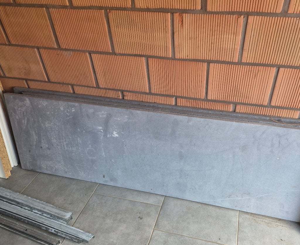 3 couvre-murs en pierre bleue, Enlèvement, Utilisé, Pierres naturelles