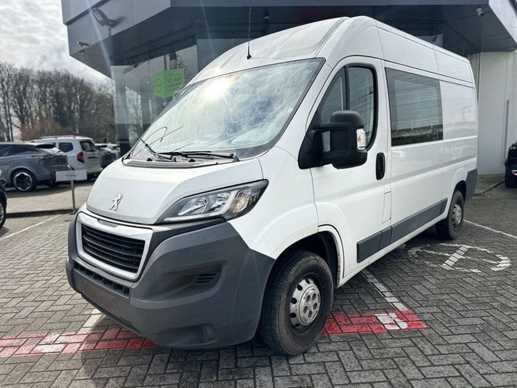 Peugeot Boxer FT L2H2 333 BlueHDI S/S Premium, Auto's, Wit, 130 pk, Overige carrosserie, Te koop
