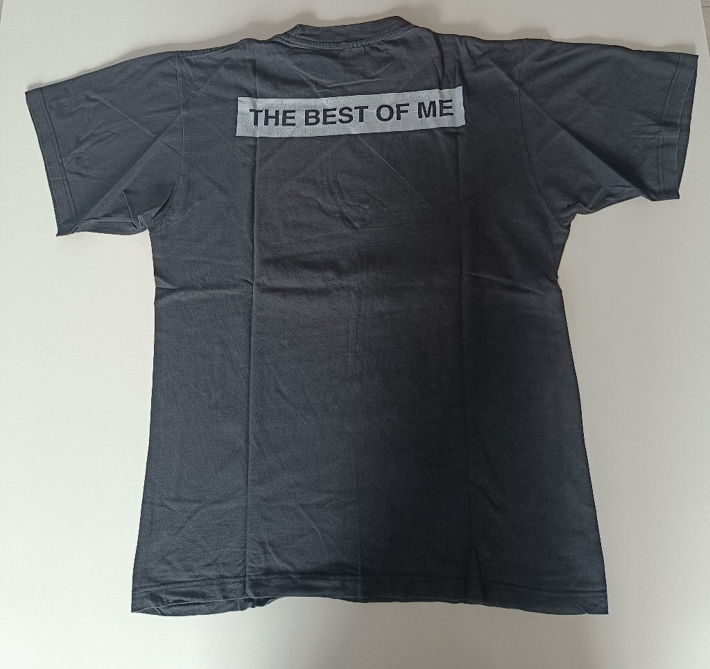 Bryan Adams t-shirt ZWART 1999 the best of me, Ophalen of Verzenden, Gedragen, Maat 52/54 (L), Zwart