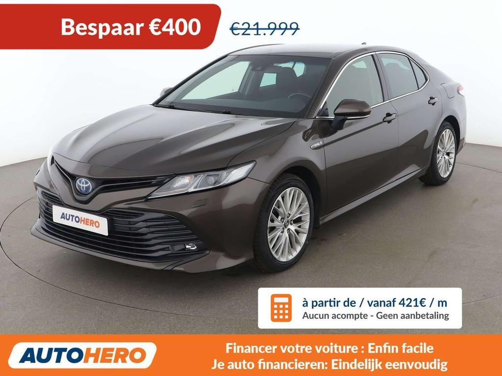 Toyota Camry 2.5 Hybrid Business Executive (bj 2019), Auto's, 4 deurs, Stof, Gebruikt, 1595 kg