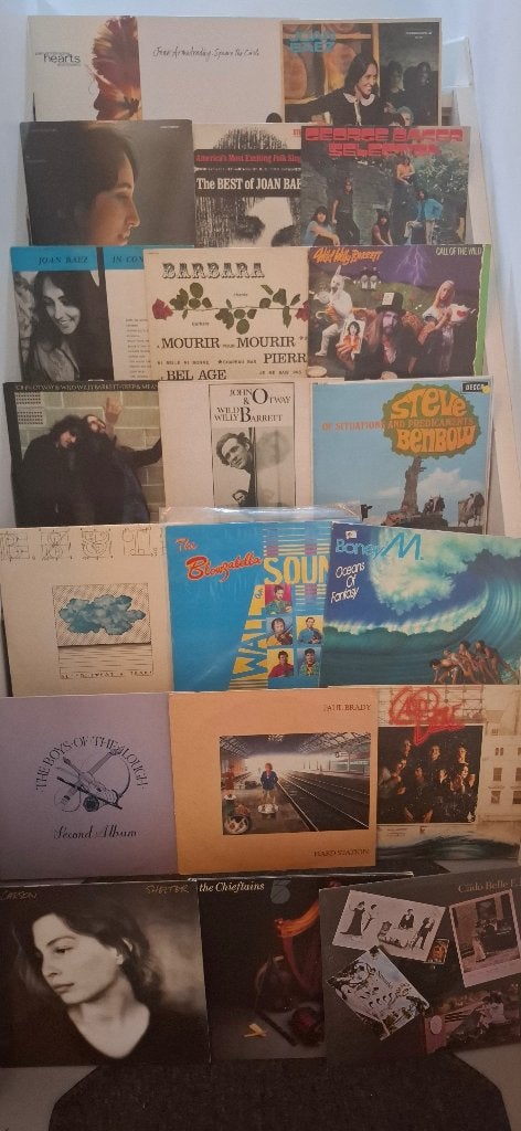 112 x LPs Rock Pop Folk Soul Country, Cd's en Dvd's, Vinyl | Overige Vinyl, Ophalen, Originele persing, Gebruikt, 12 inch