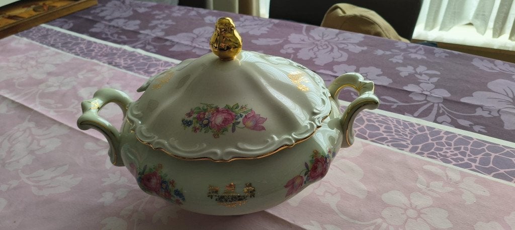 Vintage porseleinen soepterrine, Antiek en Kunst, Ophalen