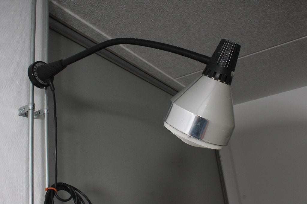 Velux 843 magnetische wand- of bureaulamp, Bureaulamp, Overige merken, Zwart, Met schakelaar