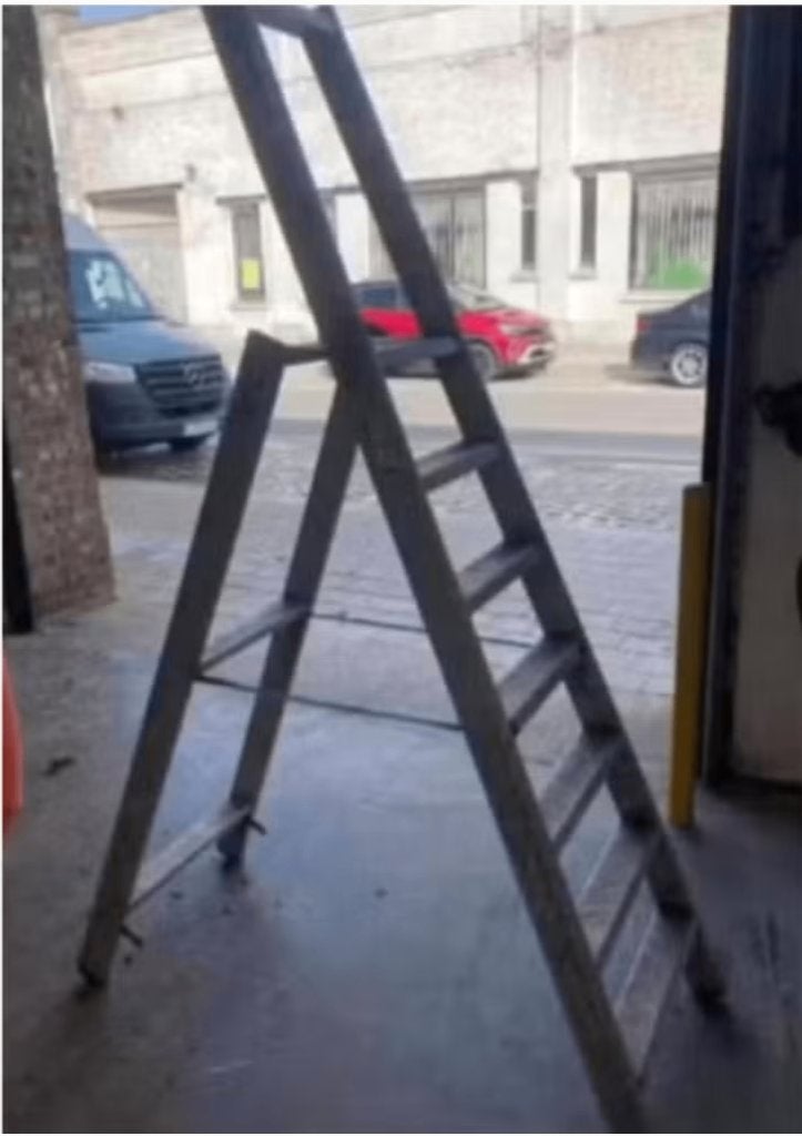 ladder, Enlèvement, Utilisé, Échelle