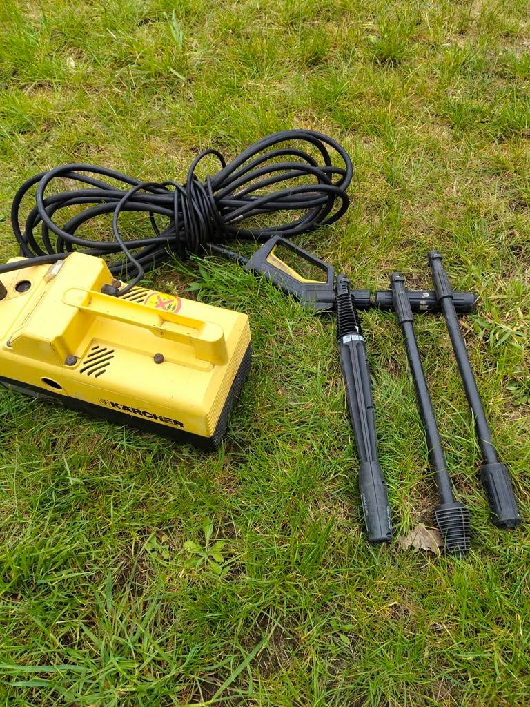 Werkende Karcher drukreiniger met toebehoren., Tuin en Terras, Hogedrukreinigers, Ophalen