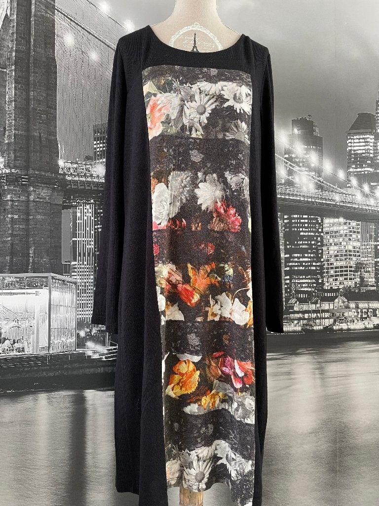 prachtige jurk / kleed - Diversa - 42, Vêtements | Femmes, Taille 42/44 (L), Comme neuf, Noir, Envoi
