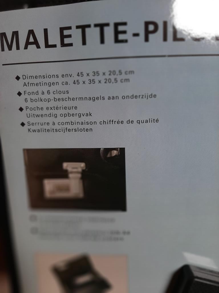 NIEUWE pilotenkoffer, Handtassen en Accessoires, Ophalen, Nieuw, Hard kunststof, Slot