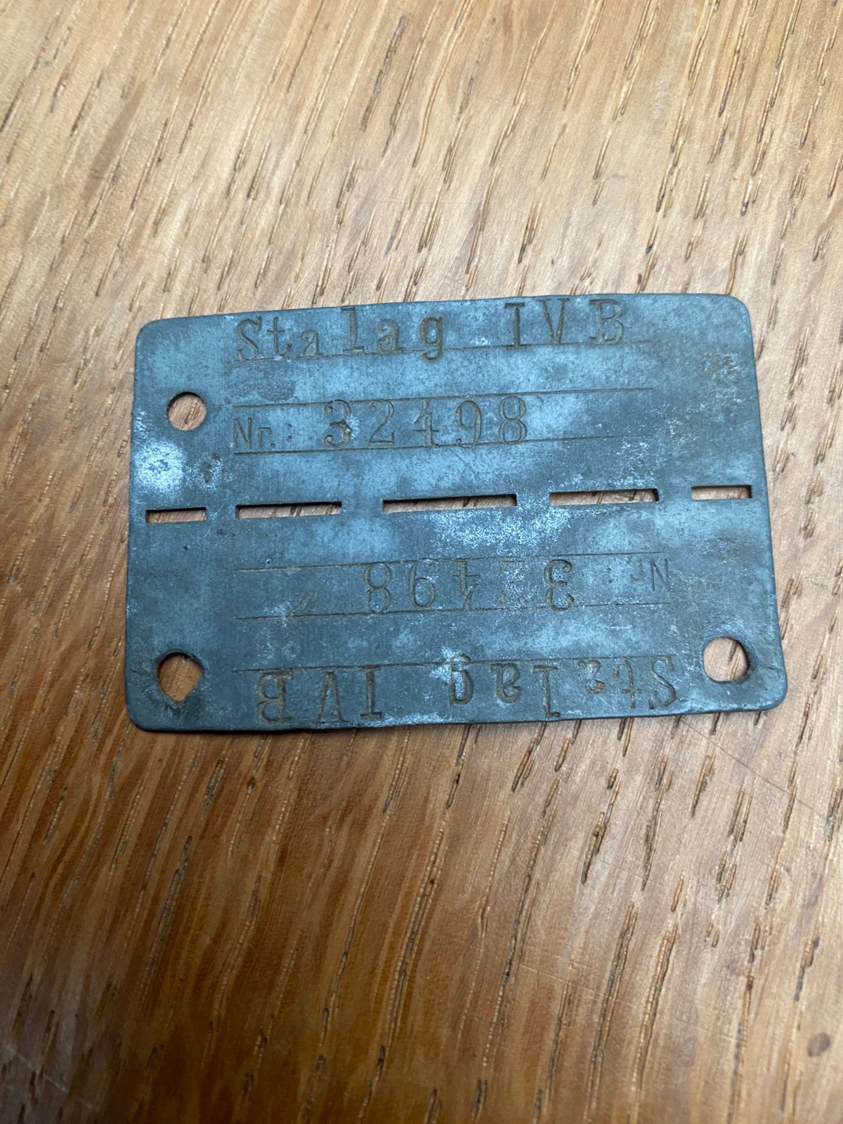 Plaque stalag IV-B, Enlèvement ou Envoi