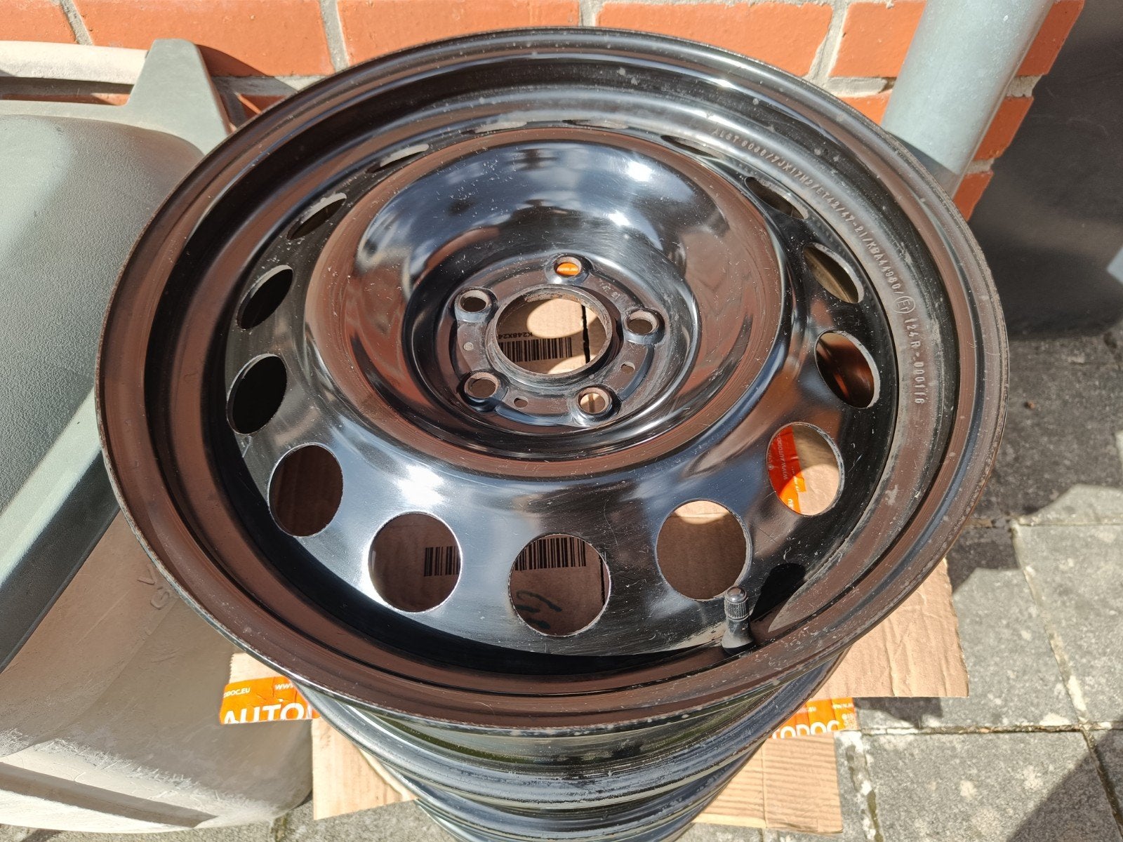jante 17" acier 5x108, Autos : Pièces & Accessoires, Enlèvement, 17 pouces, Jante(s)