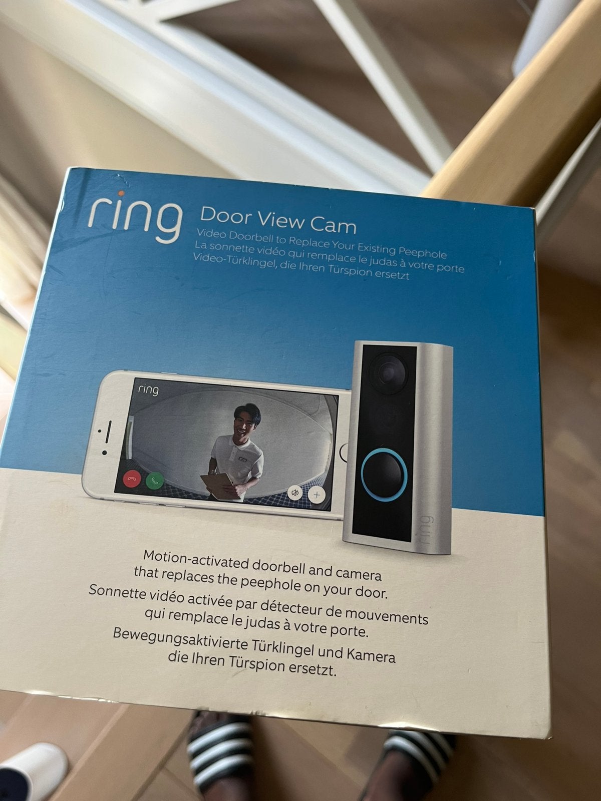 Ring Door View Cam, Huis en Inrichting, Deurbellen, Zo goed als nieuw, Ophalen of Verzenden