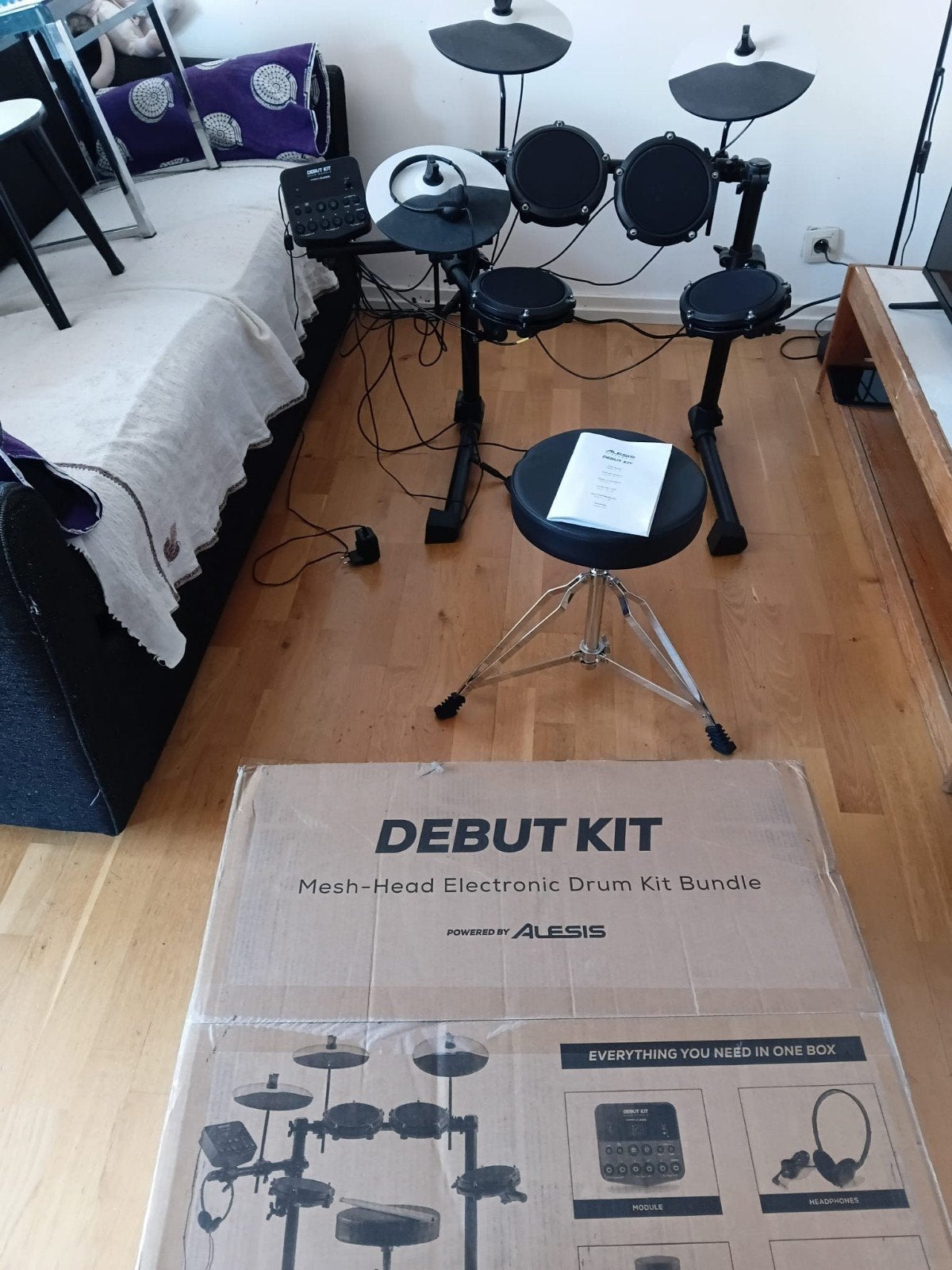 Batterie DEBUT KIT ALESSIS - Electronic Drum Kit -achetée se, Musique & Instruments, Batteries & Percussions, Comme neuf, Autres marques