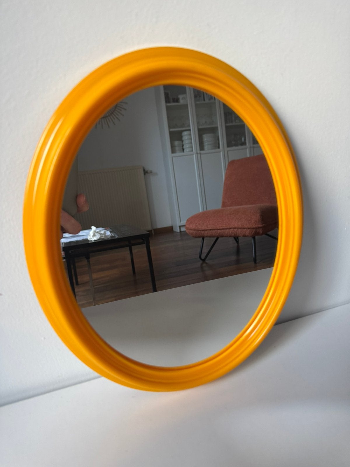 Miroir vintage space age, Enlèvement ou Envoi, Comme neuf