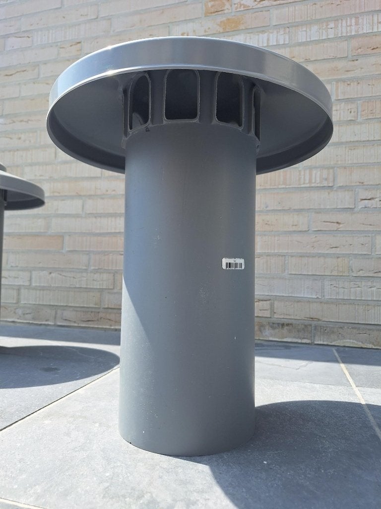 COUVERCLE DE VENTILATION EN PVC GRIS 160MM, Neuf, 80 mm ou plus, PVC, Enlèvement