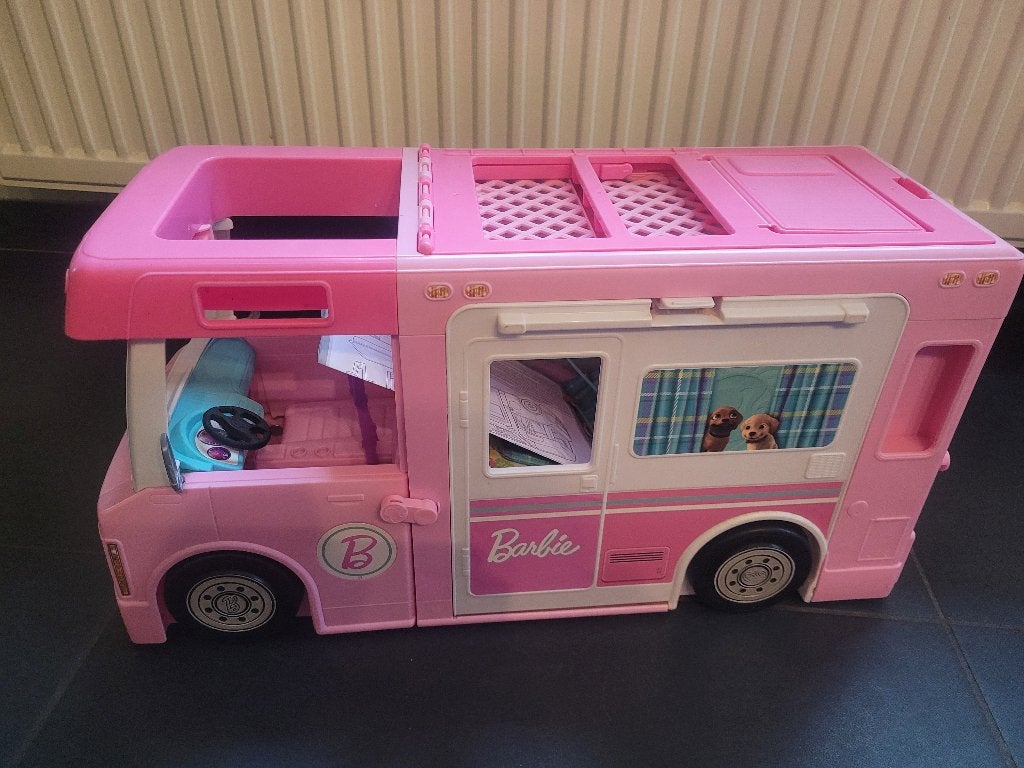 Grote camper Barbie, Ophalen, Zo goed als nieuw