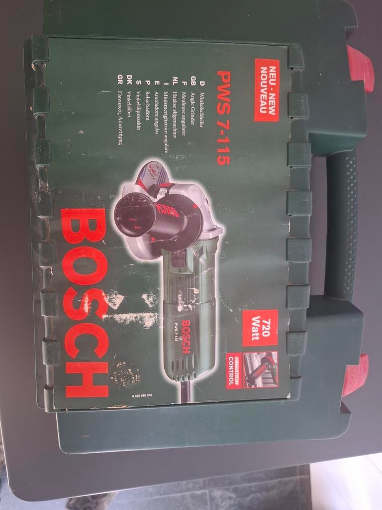 Bosch slijpmachine, Ophalen
