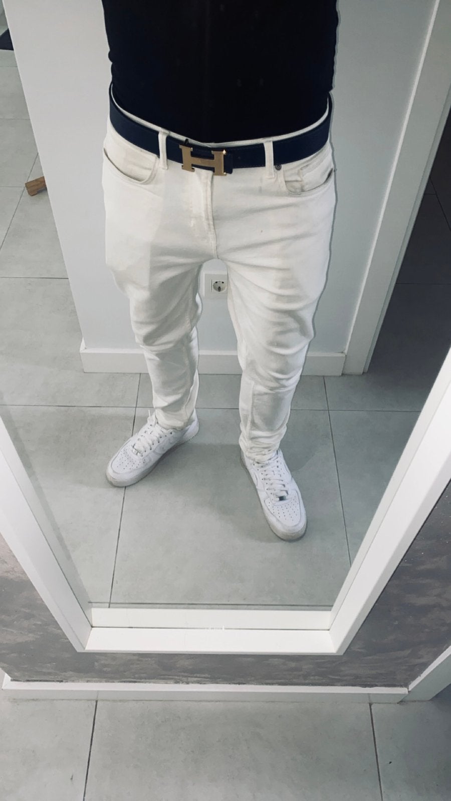 Hermés riem, Ophalen, Overige kleuren, Echt leder, Zo goed als nieuw