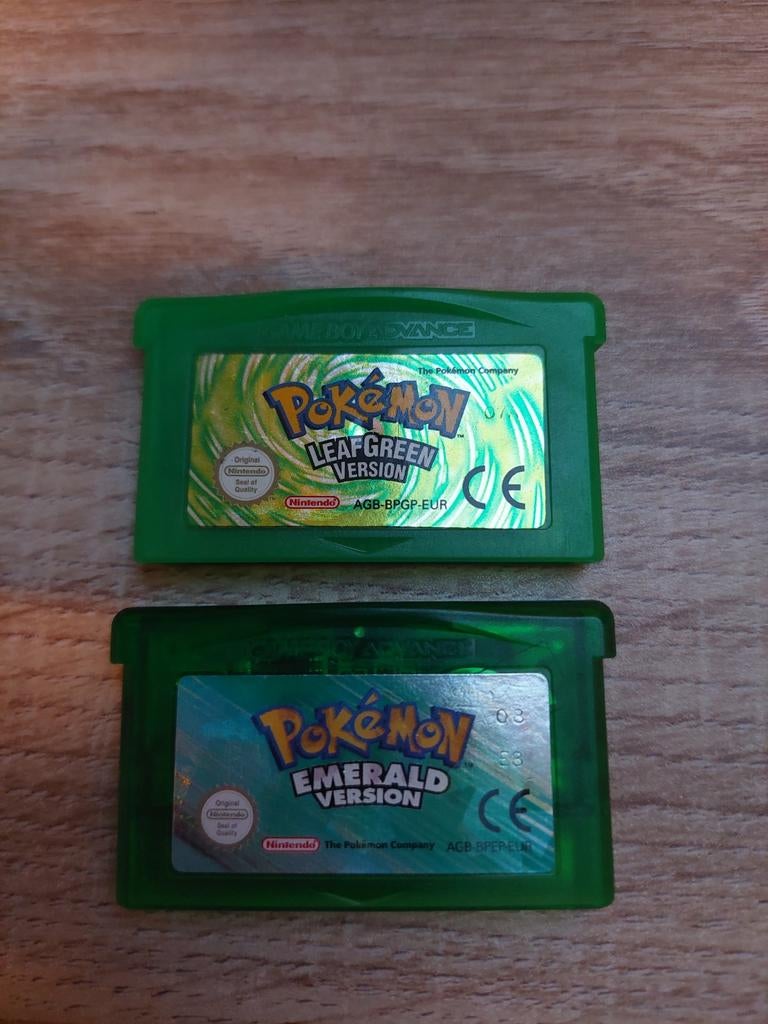 Pokemon emerald & leaf green, Games en Spelcomputers, Ophalen of Verzenden