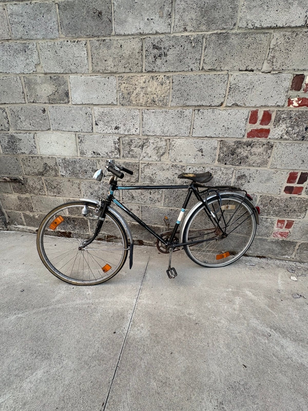 Oude herenfiets, Ophalen, Gebruikt