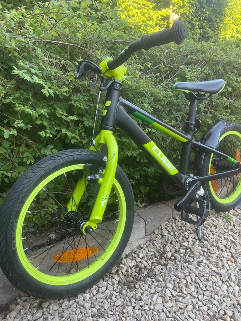 Cube cubie 16 inch kindermountainbike in topstaat -mtb, Fietsen en Brommers, Ophalen, Zo goed als nieuw