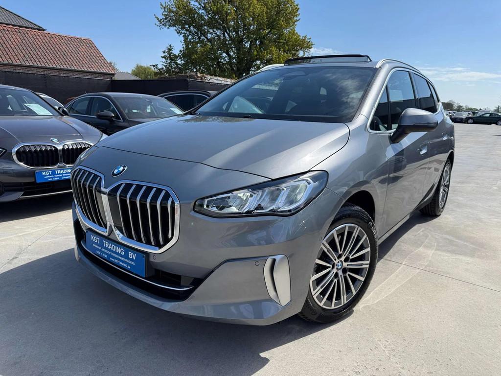 BMW 2 Serie Tourer 218 i AUTOMAAT ACTIVE ZWART LEDER OPENDAK, Argent ou Gris, Achat, Euro 6, Entreprise