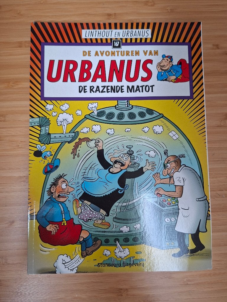Urbanusstrip - DE RAZENDE MATOT - 167, Ophalen, Eén stripboek, Zo goed als nieuw, Urbanus; Willy Linthout