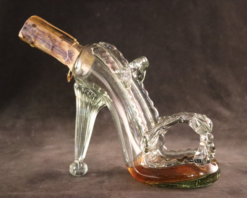 Bouteille de brandy en verre vintage, Antiquités & Art, Enlèvement ou Envoi
