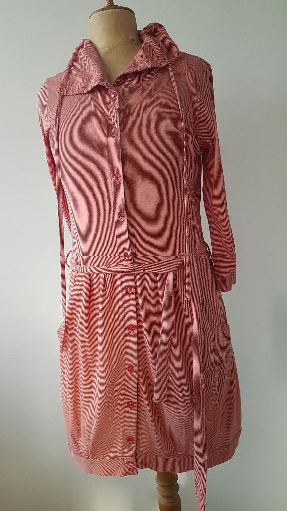 SANDWICH - Robe lignée rouge/blanc - T.S, Rouge, Enlèvement ou Envoi, Taille 36 (S), Porté