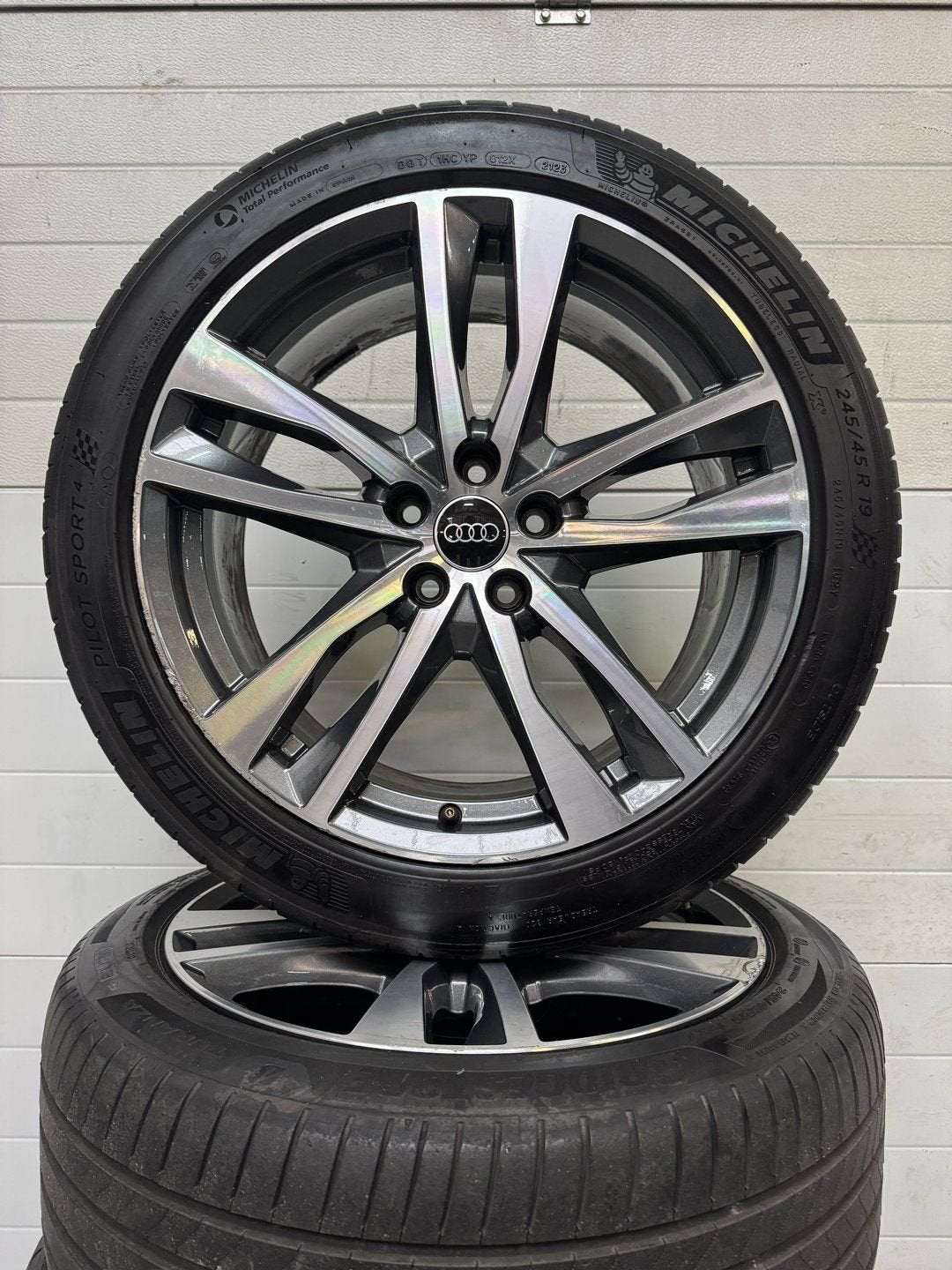 19’’ audi a6 velgen zomerbanden orig, Pneus et Jantes, 245 mm, Véhicule de tourisme, Pneus été