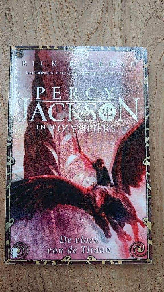 Percy Jackson De vloek van de titaan, Boeken, Ophalen of Verzenden, Gelezen, Rick Riordan