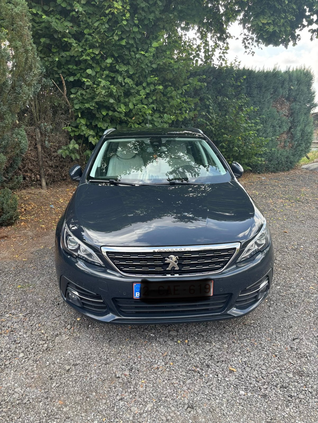Peugeot 308 SW, Auto's, Peugeot, Automaat, Euro 5, Blauw, Leder en Stof