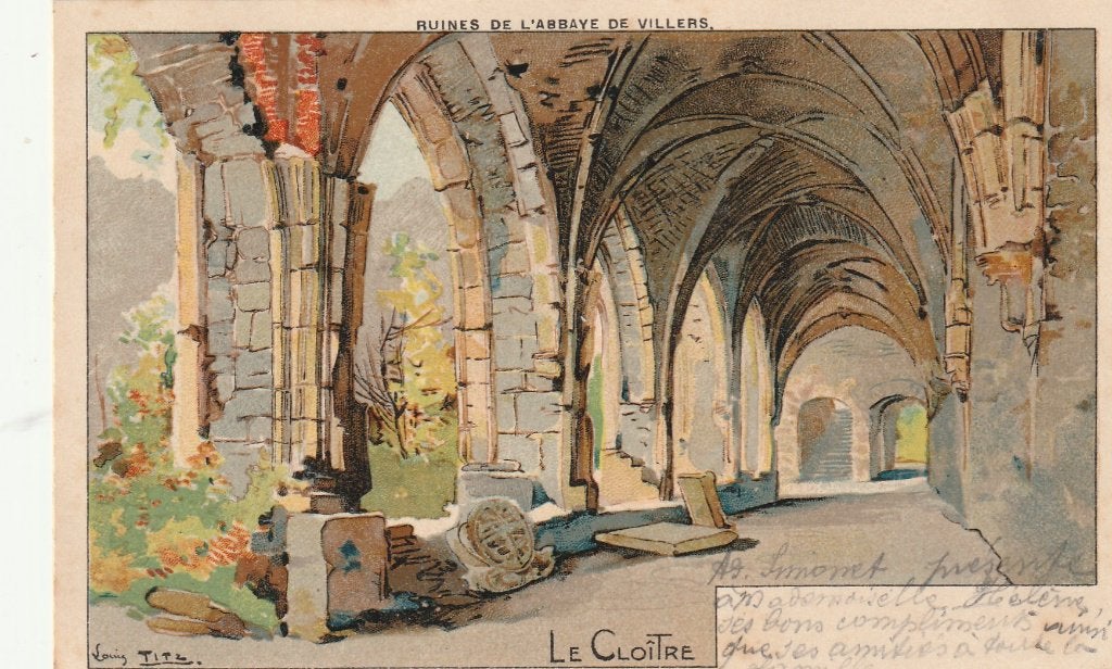 Abbaye De Villers,  Cloitre, Verzamelen, Postkaarten | België, Ophalen of Verzenden