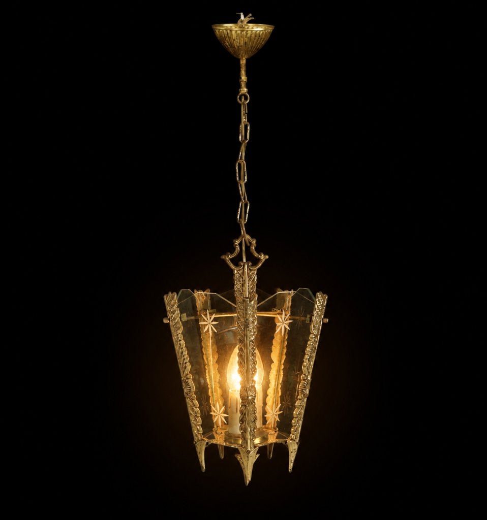 Vintage hanglamp - Empire stijl - Vintage hanglamp, Enlèvement ou Envoi